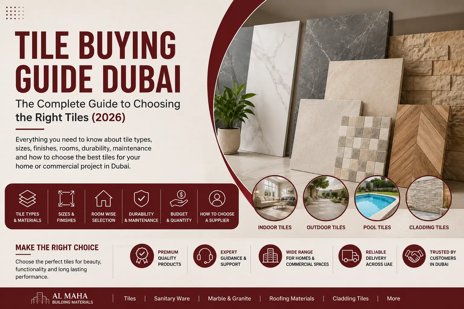 Tile Buying Guide Dubai: The Complete Guide to Choosing the Right Tiles (2026)